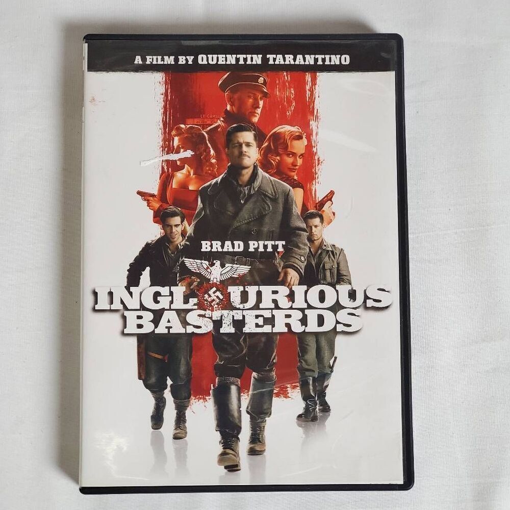 Inglourious Basterds (DVD) Quentin Tarantino Brad Pitt WWII Action Drama